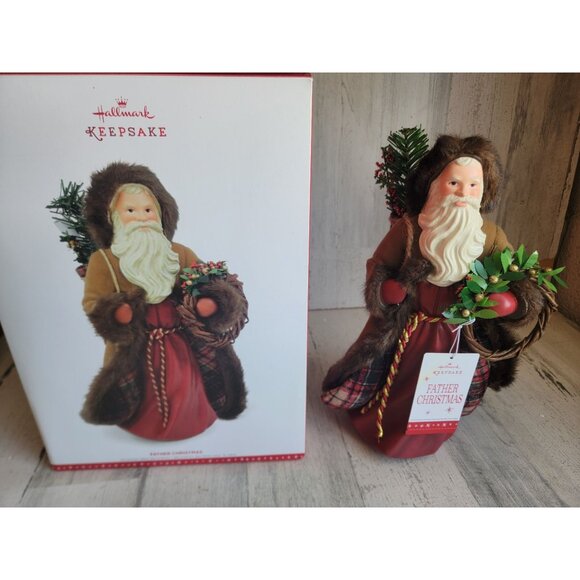 Hallmark Father Christmas Santa Claus figurine Xmas home decor - Picture 1 of 11